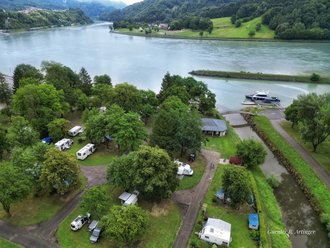 Der Campingplatz in Grein an der Donau ist ein wahrer Traum für alle...
